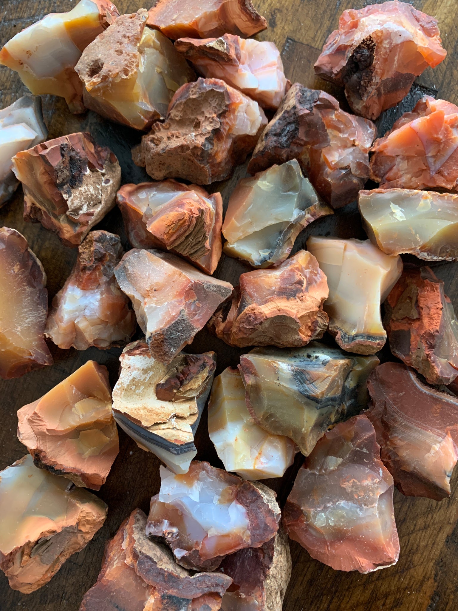 Raw Carnelian